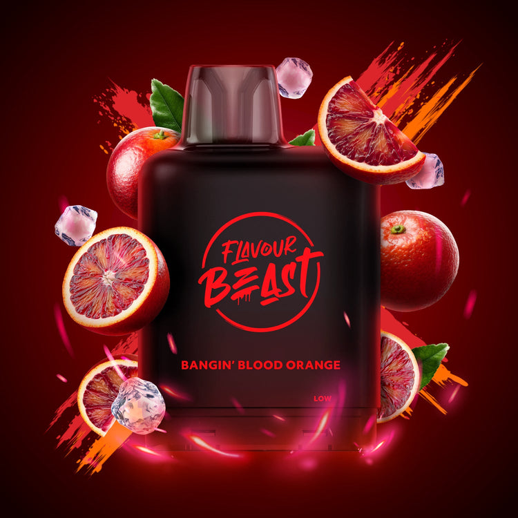 Level X Boost Pod - Flavour Beast - Bangin' Blood Orange Iced