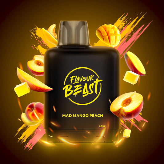 Level X Boost Pod - Flavour Beast - Mad Mango Peach