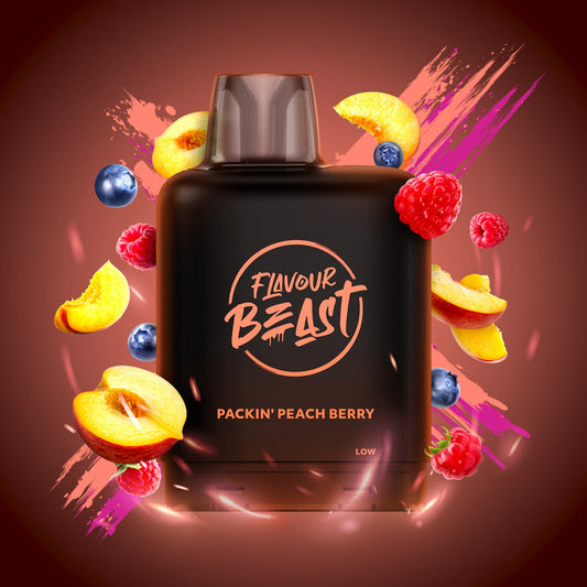 Level X Boost Pod - Flavour Beast - Packin' Peach Berry