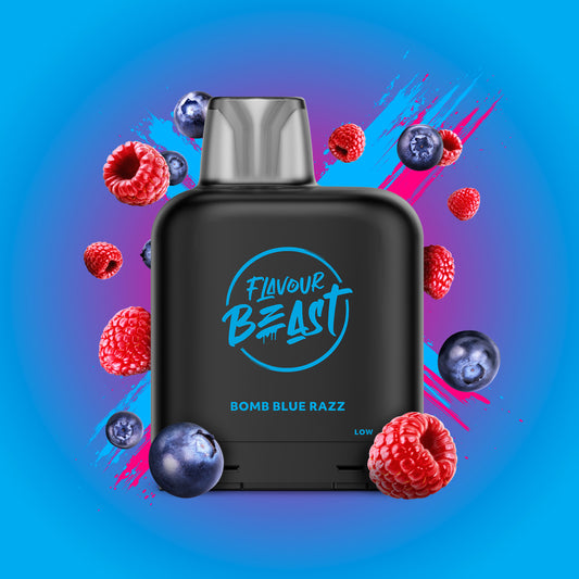 Level X Flavour Beast Pod - Bomb Blue Razz