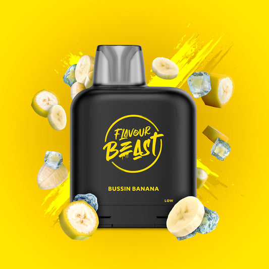 Level X Flavour Beast Pod - Bussin' Banana Iced