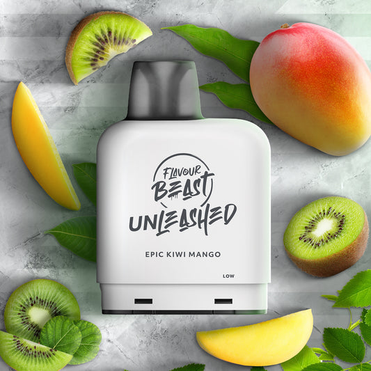 Level X Flavour Beast Unleashed Pod - Epic Kiwi Mango